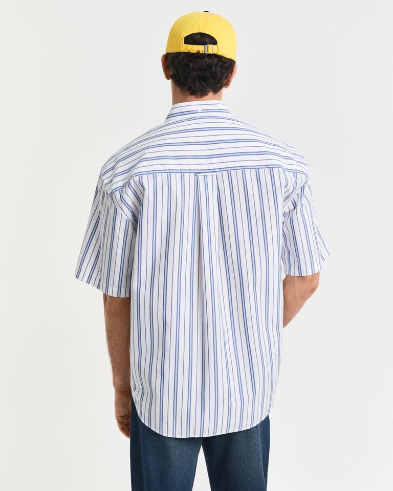 Gant Camisa Relaxed Fit Heritage Poplin de manga corta Rebajas de fin de temporada