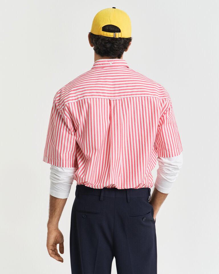 Gant Camisa Relaxed Fit Heritage Poplin de manga corta En línea