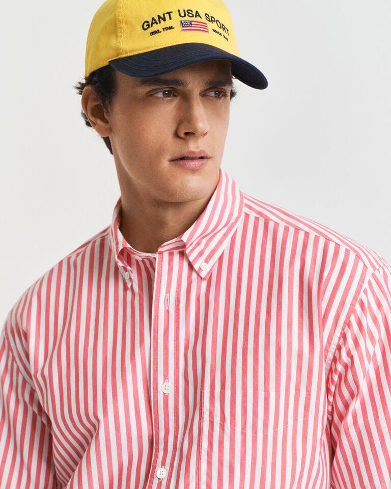 Gant Camisa Relaxed Fit Heritage Poplin de manga corta En línea
