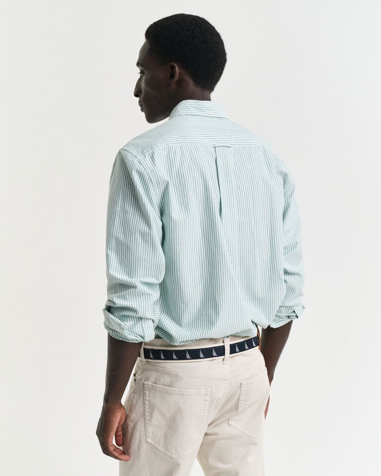 Gant Camisa Oxford clásica Regular Fit de rayas finas Ofertas
