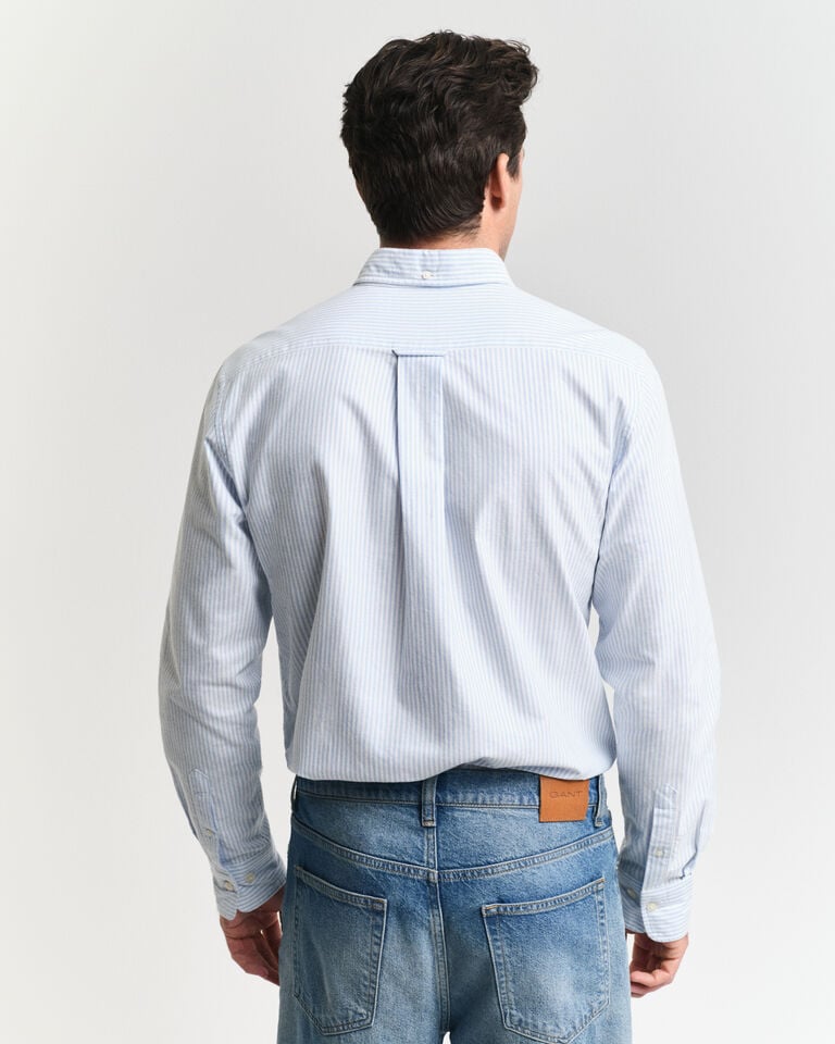Gant Camisa Oxford clásica Regular Fit de rayas finas Gran oferta