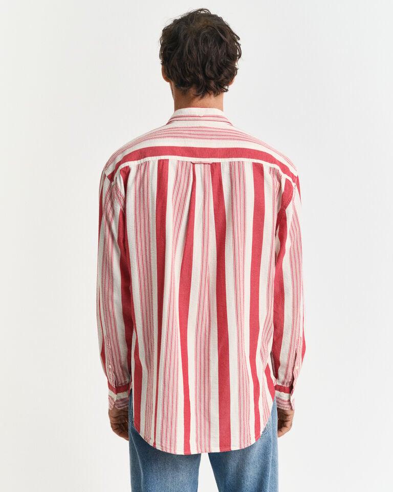 Gant Camisa Relaxed Fit de sirsaca de raya ancha Rebajas de fábrica
