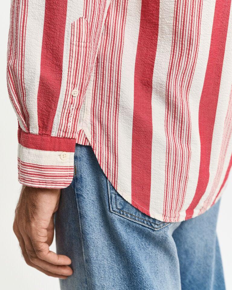 Gant Camisa Relaxed Fit de sirsaca de raya ancha Rebajas de fábrica
