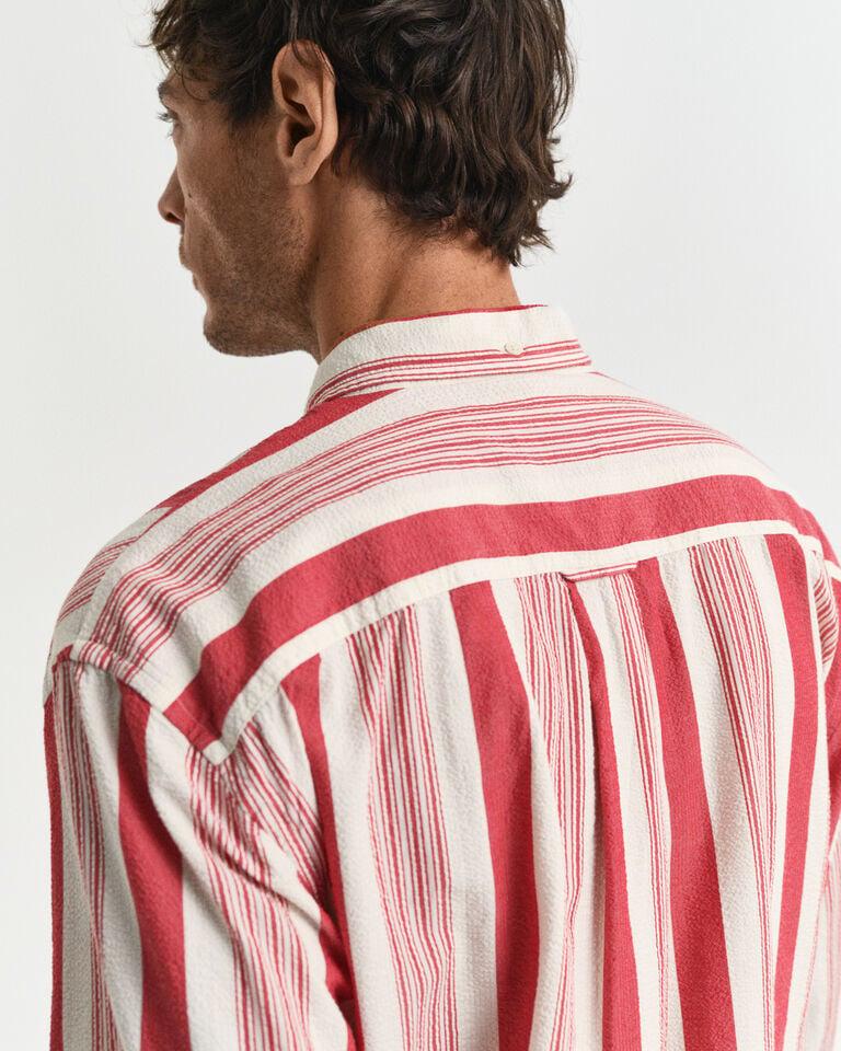 Gant Camisa Relaxed Fit de sirsaca de raya ancha Rebajas de fábrica