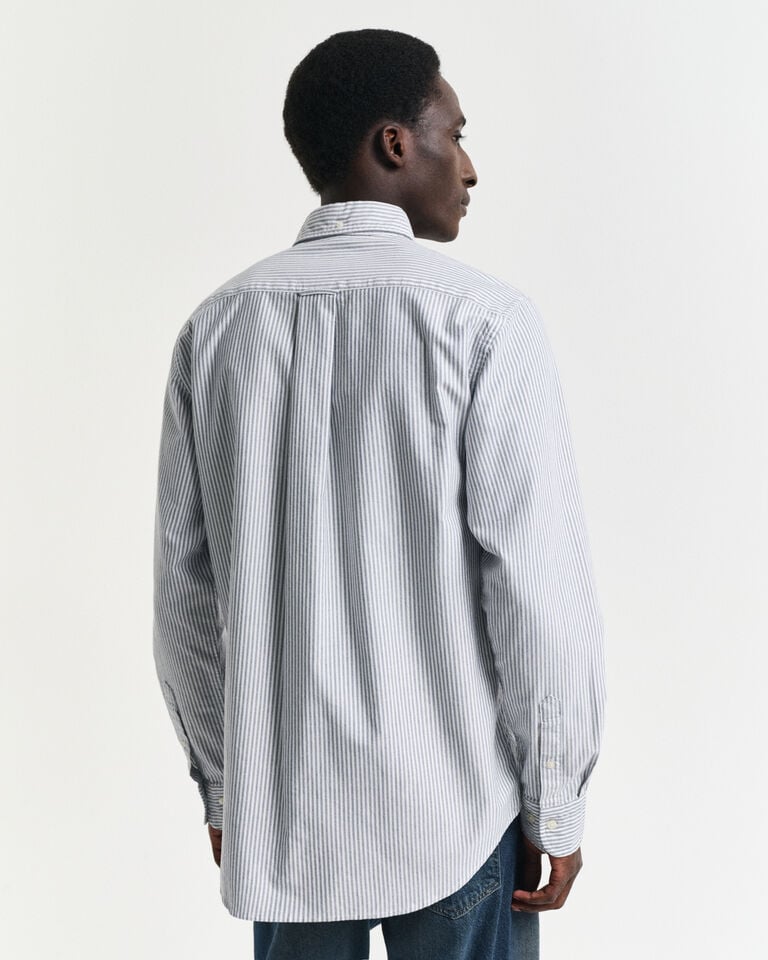Gant Camisa Oxford clásica Regular Fit de rayas finas Descuento