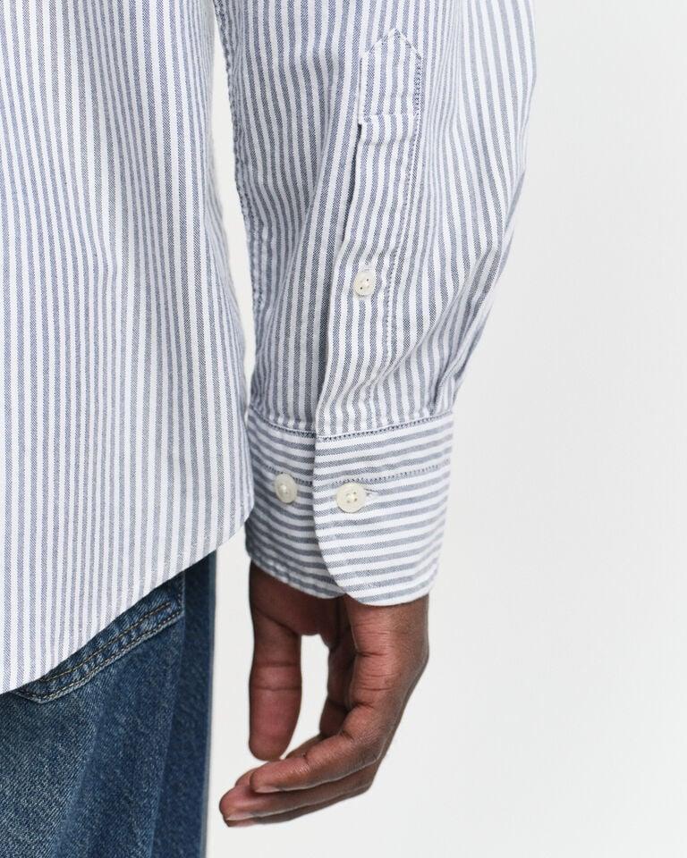 Gant Camisa Oxford clásica Regular Fit de rayas finas Descuento