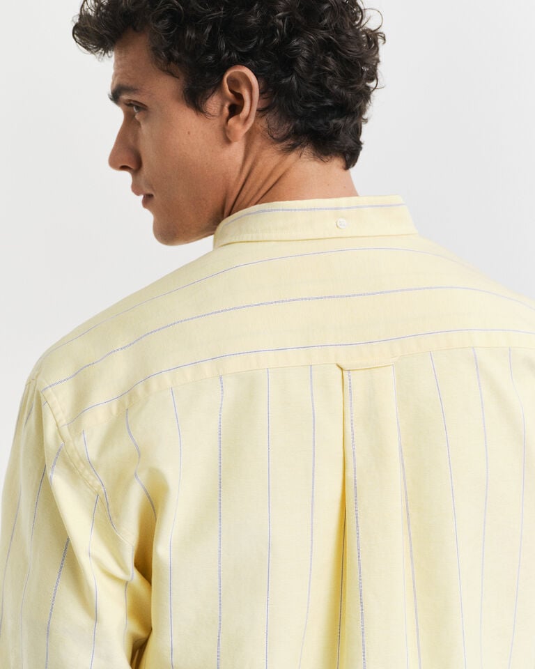 Gant Camisa Oxford Relaxed Fit Heritage a rayas Liquidación