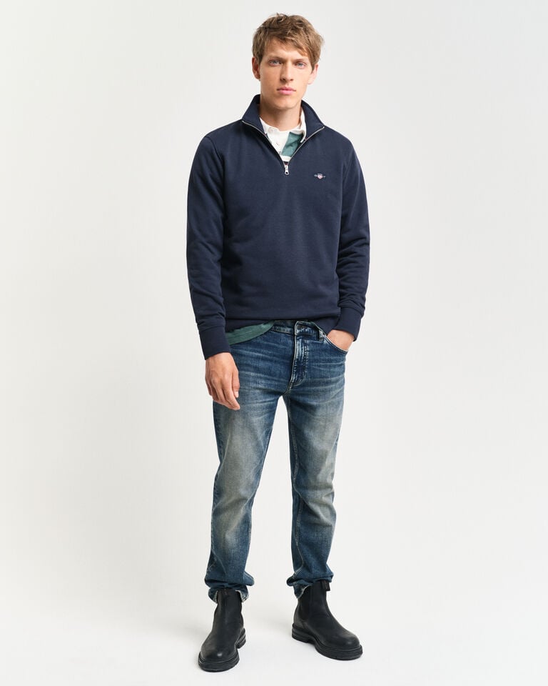Gant Sudadera Shield con media cremallera Oferta especial de fábrica
