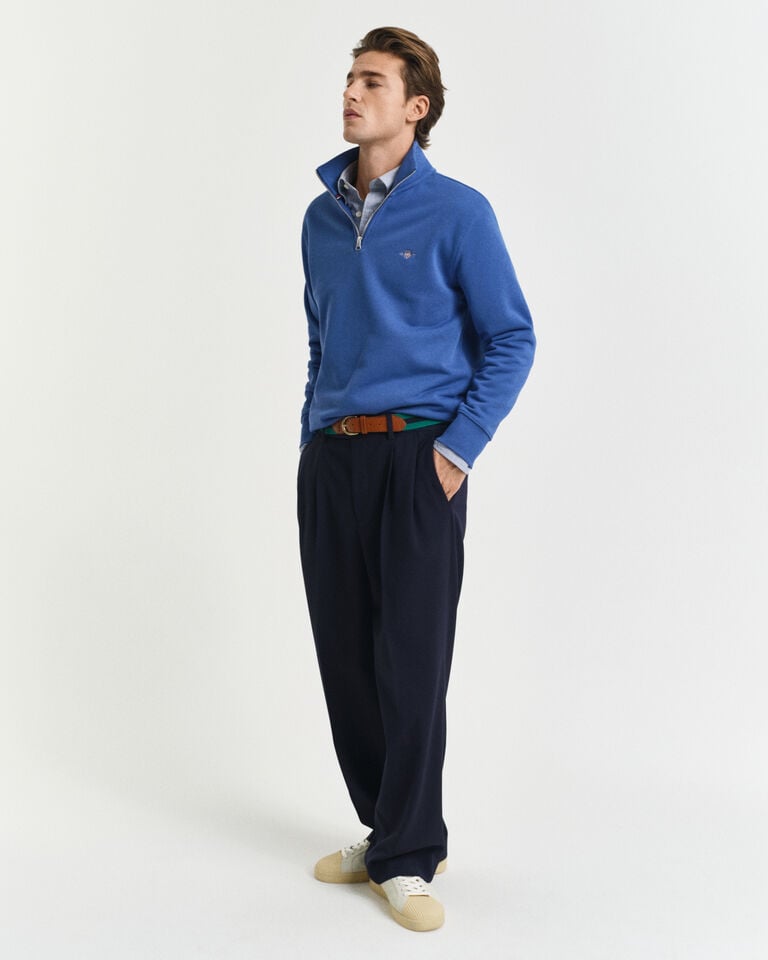 Gant Sudadera Shield con media cremallera Tienda de fábrica
