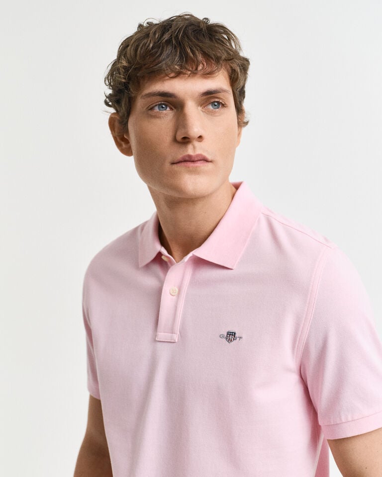 Gant Polo de piqué Regular Fit Shield Oferta exclusiva