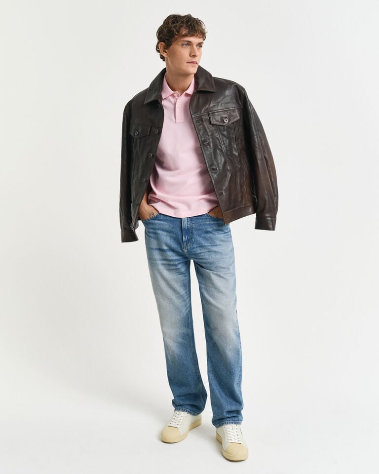 Gant Polo de piqué Regular Fit Shield Oferta exclusiva