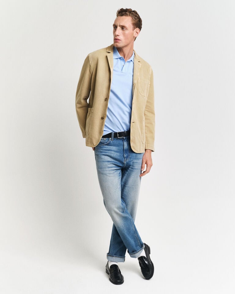 Gant Polo de piqué Regular Fit Shield Última moda