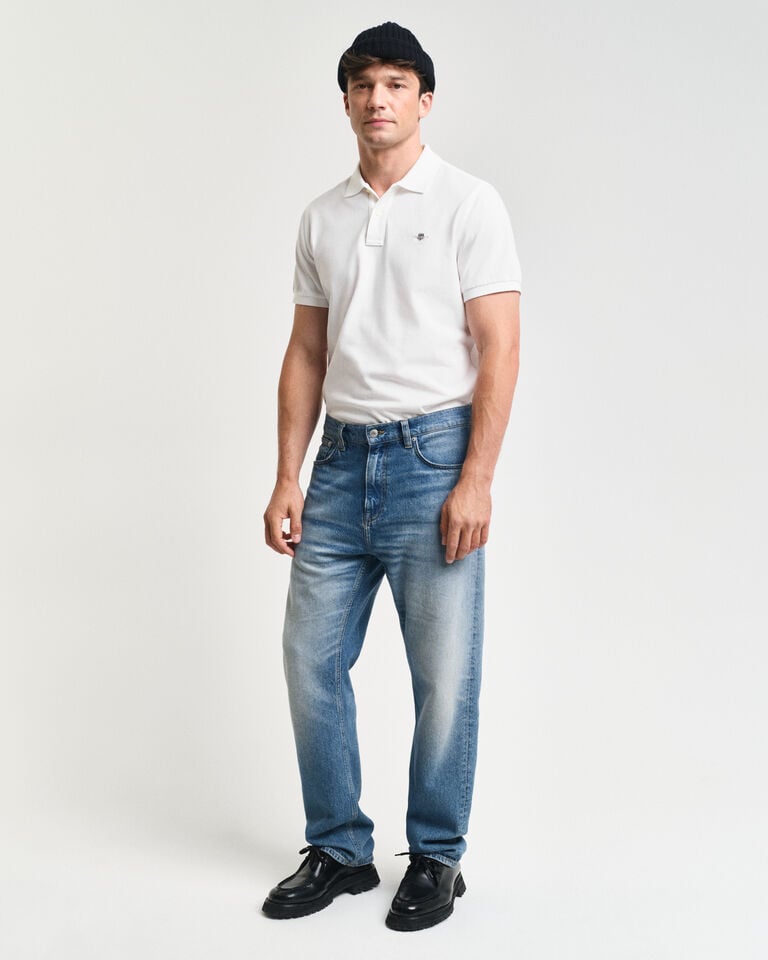 Gant Polo de piqué Regular Fit Shield Ofertas especiales