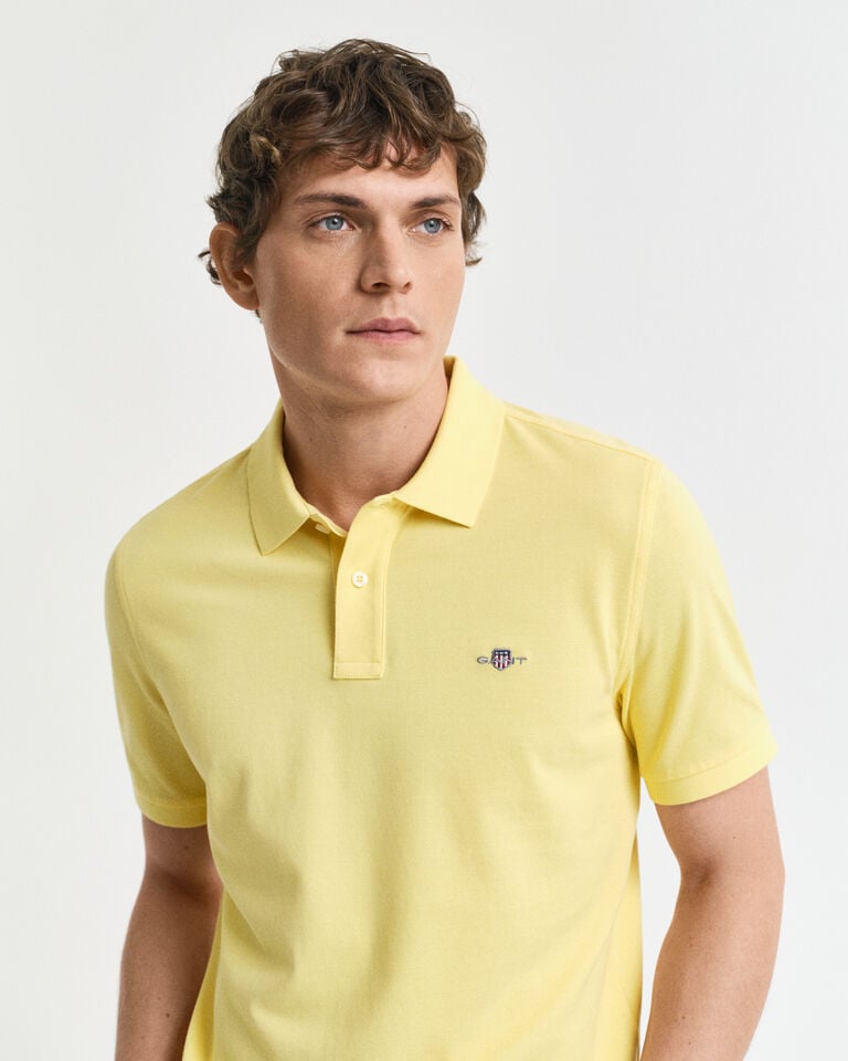 Gant Polo de piqué Regular Fit Shield Rebajas de fin de temporada