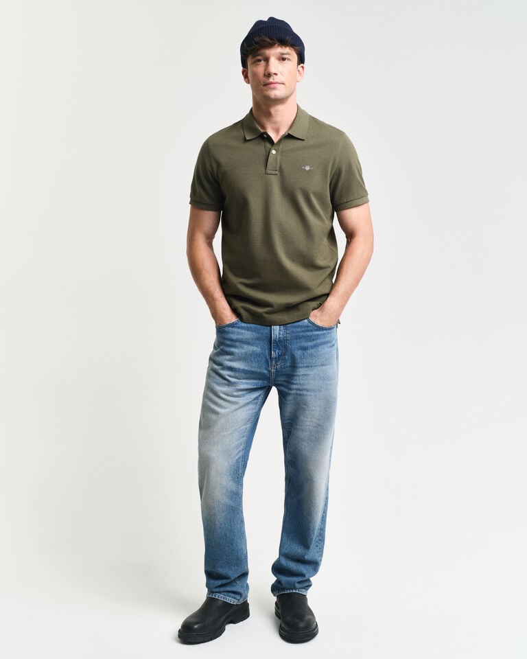 Gant Polo de piqué Regular Fit Shield En línea