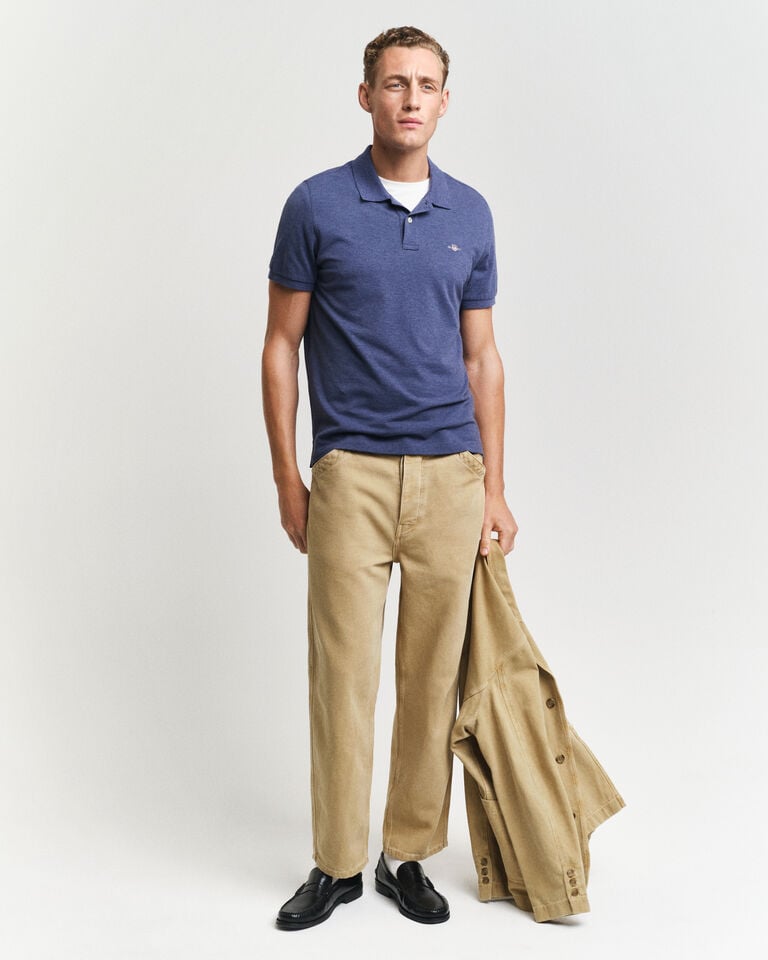 Gant Polo de piqué Regular Fit Shield Outlet