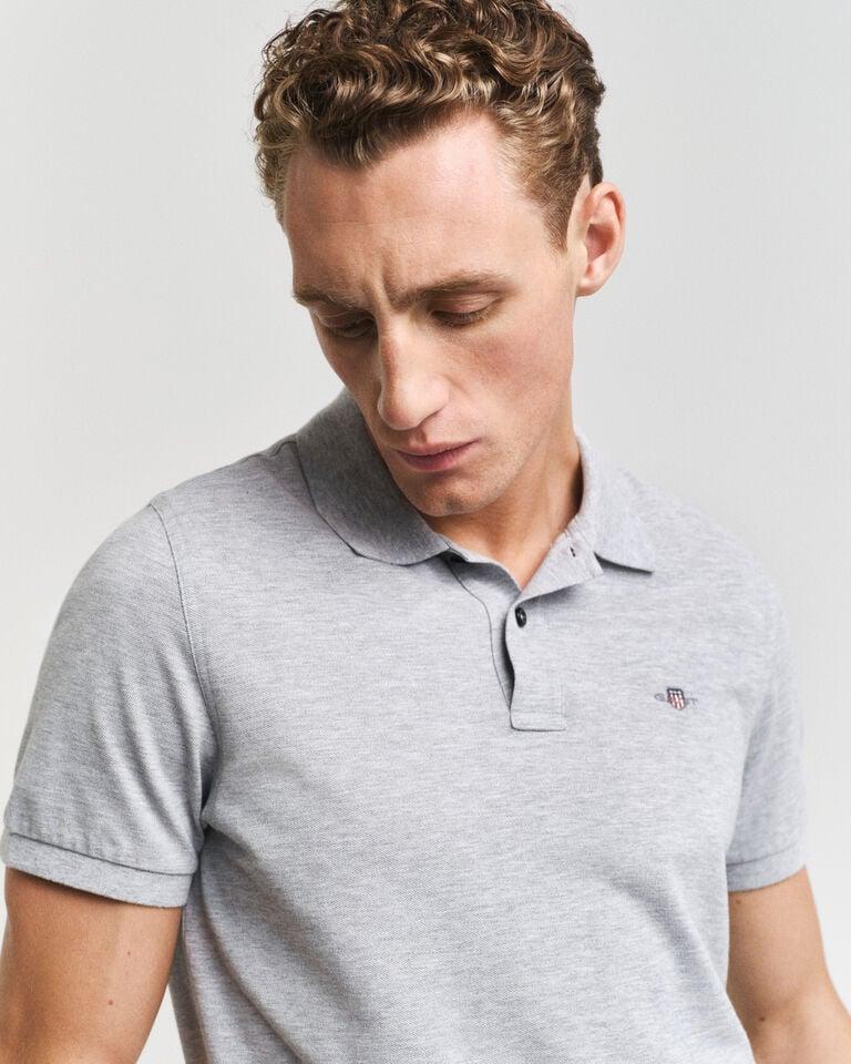 Gant Polo de piqué Regular Fit Shield Venta caliente