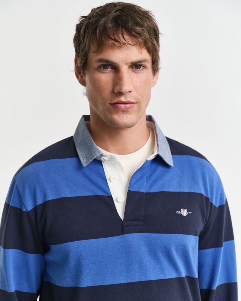 Gant Heavy Rugger de cambray a rayas Ventas relámpago