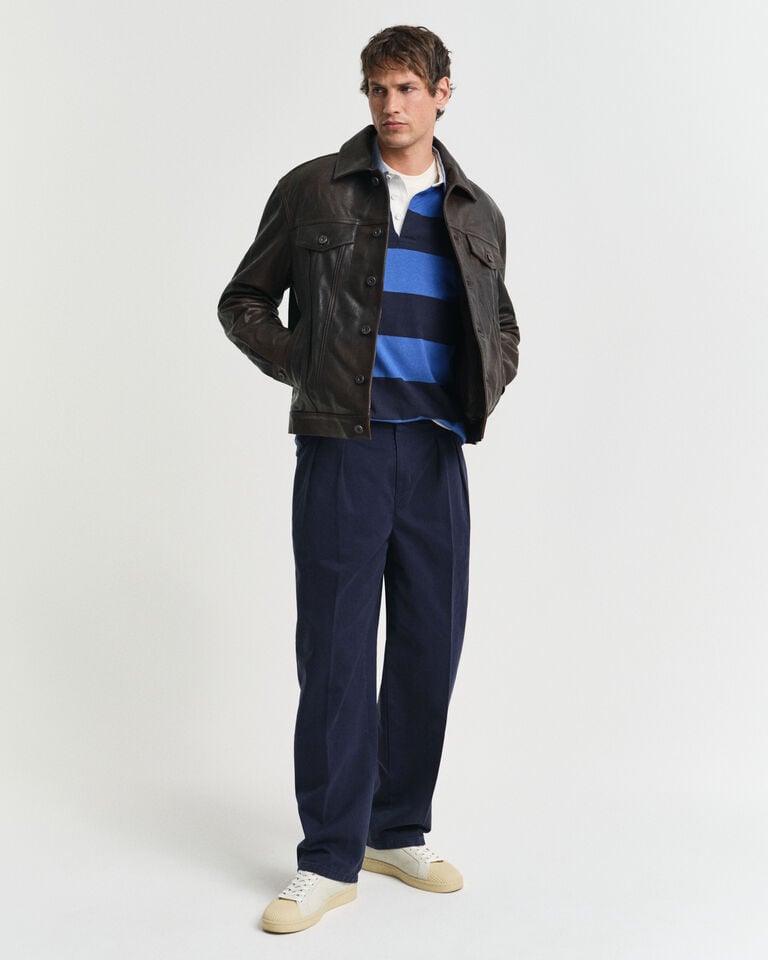 Gant Heavy Rugger de cambray a rayas Ventas relámpago