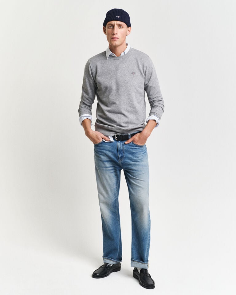 Gant Sudadera Shield de cuello redondo Oferta especial de fábrica