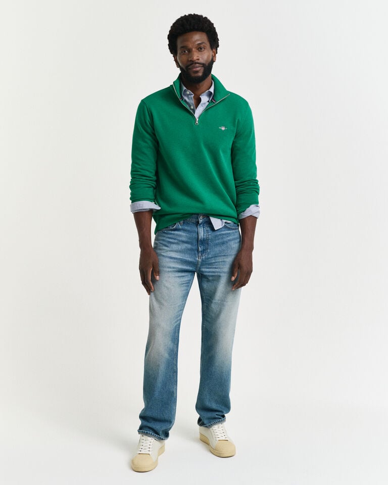 Gant Sudadera Shield con media cremallera Grandes descuentos