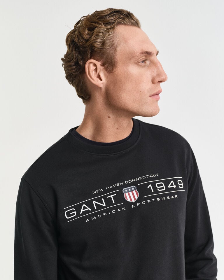 Gant Sudadera de cuello redondo Graphic Liquidación