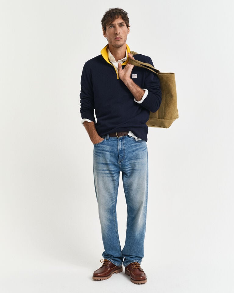 Gant Sudadera con media cremallera en contraste Envío internacional gratuito