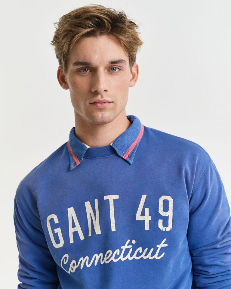 Gant Sudadera de cuello redondo Varsity Worn Graphic Descuentos del mes