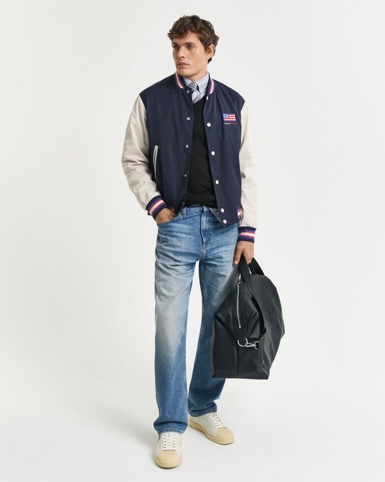 Gant Jersey clásico de algodón con cuello de pico Última moda
