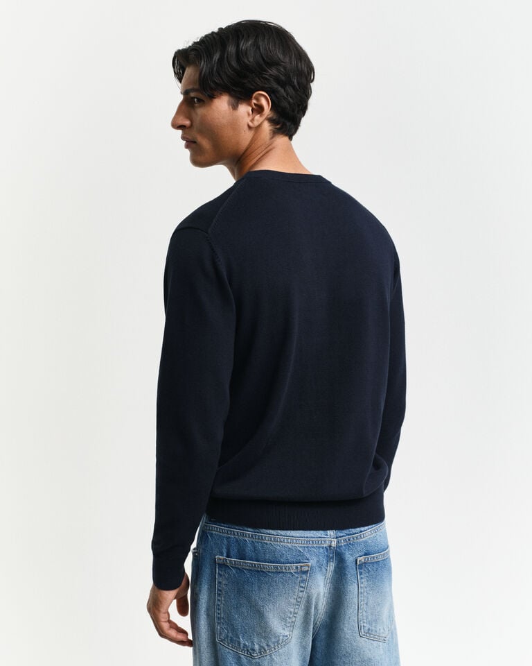 Gant Jersey clásico de algodón con cuello redondo Devoluciones gratuitas