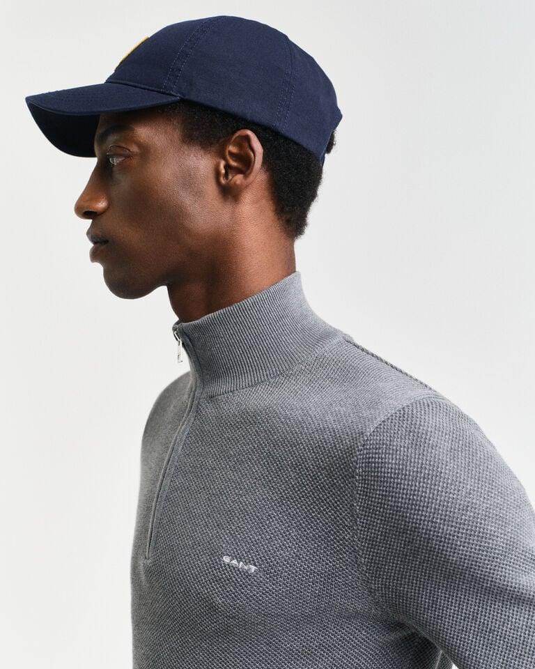 Gant Jersey de piqué de algodón con media cremallera Rebajas