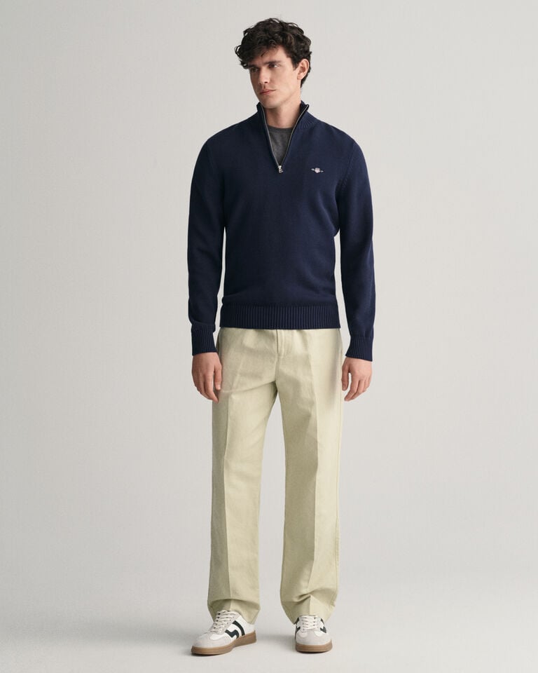 Gant Jersey de algodón con media cremallera Casual Los más vendidos