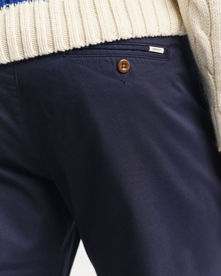 Gant Pantalones chinos Regular Fit de sarga Rebajas online