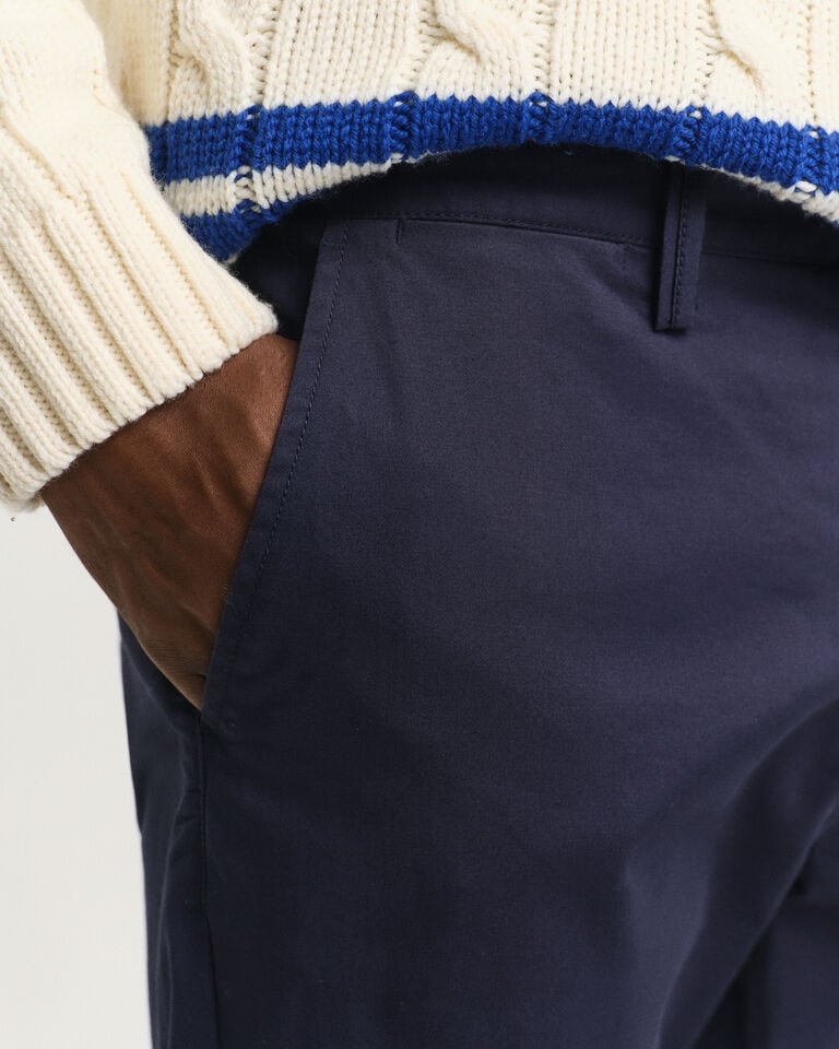 Gant Pantalones chinos Regular Fit de sarga Rebajas online