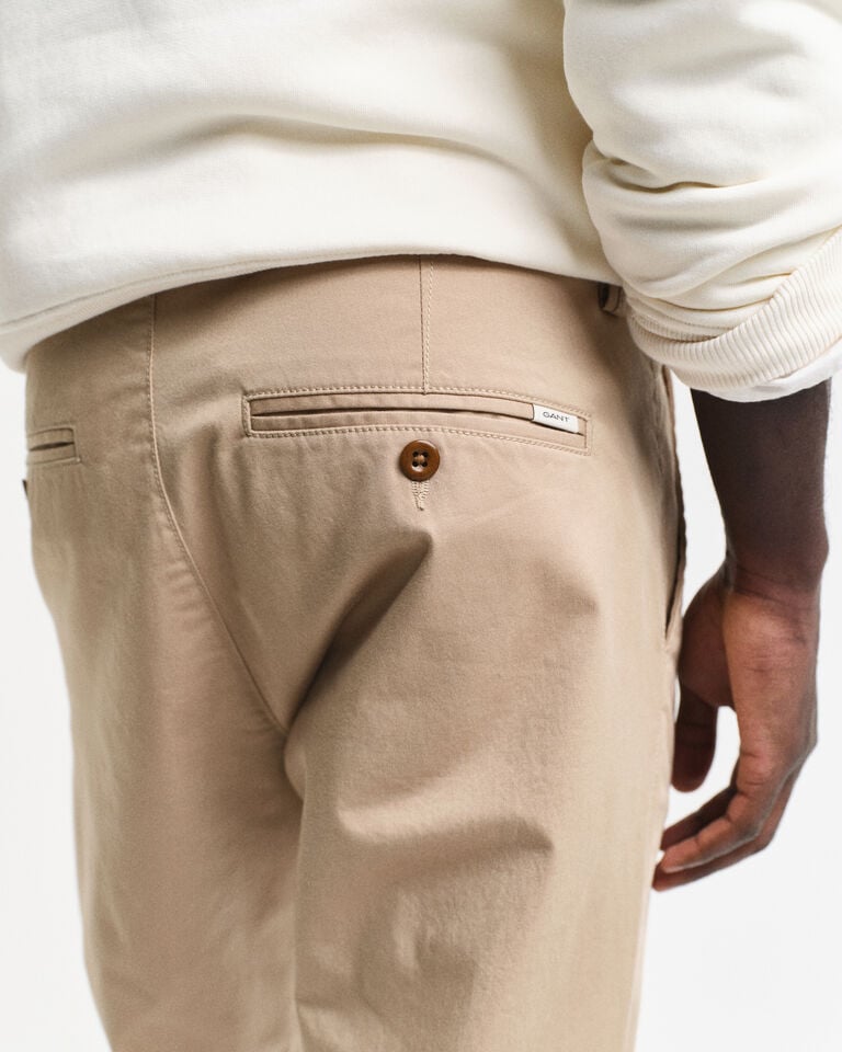 Gant Pantalones chinos Slim Fit de sarga Promoción trimestral