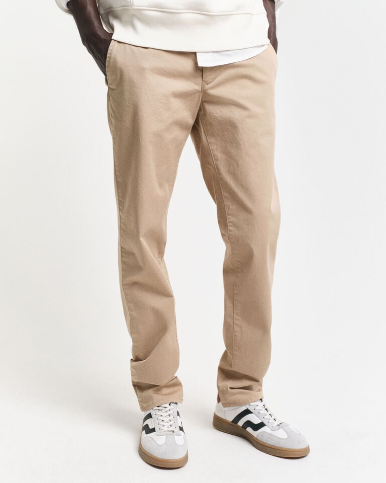 Gant Pantalones chinos Slim Fit de sarga Promoción trimestral