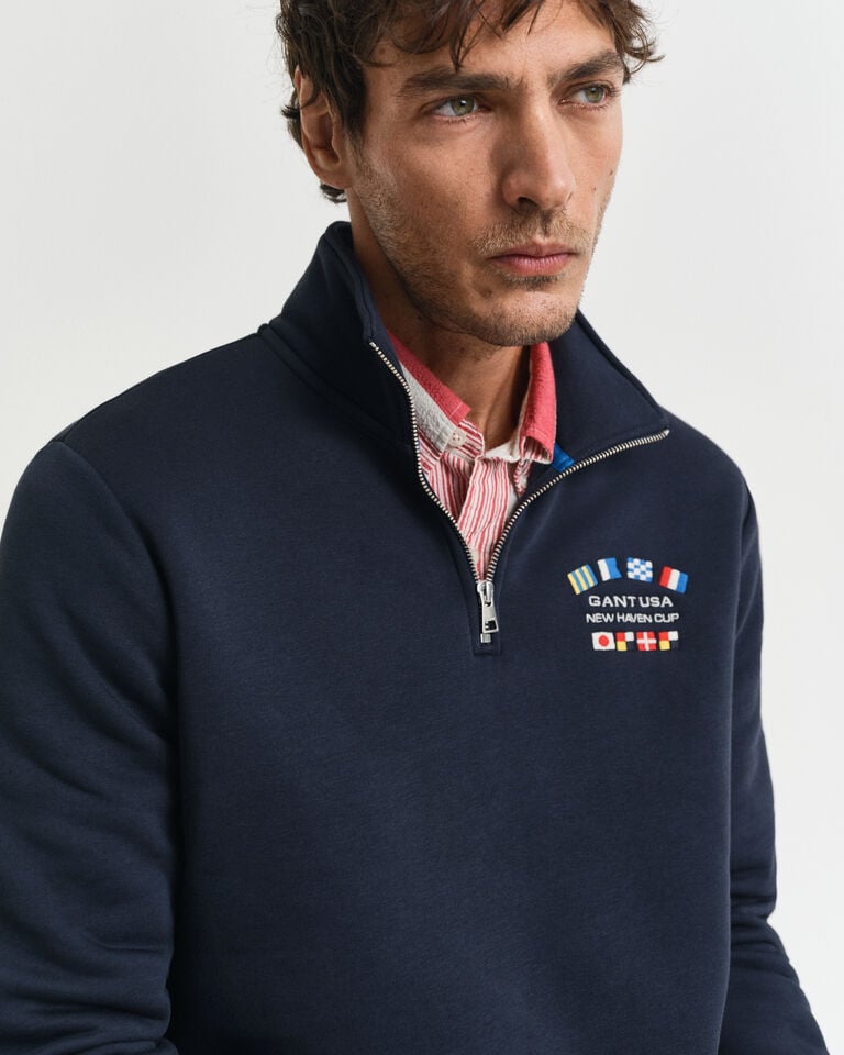 Gant Sudadera con media cremallera Graphic 2025