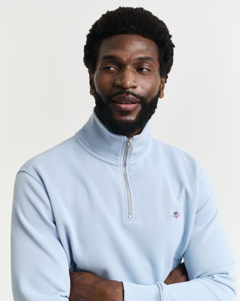 Gant Sudadera Shield con media cremallera En línea