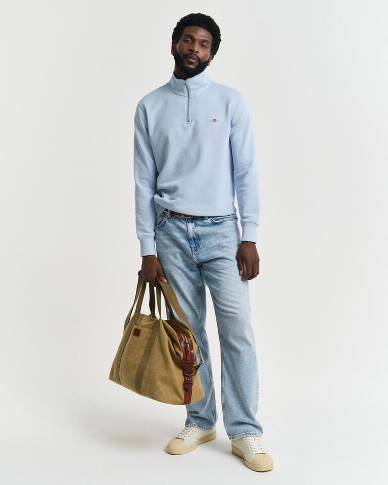 Gant Sudadera Shield con media cremallera En línea
