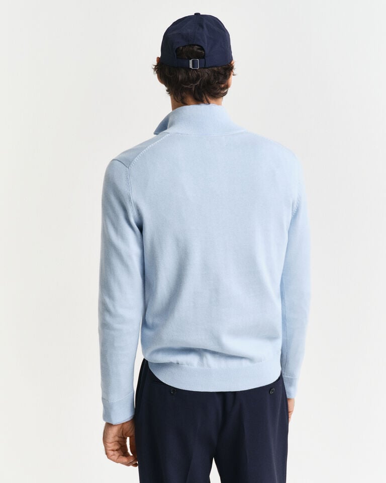 Gant Jersey clásico de algodón con media cremallera Outlet
