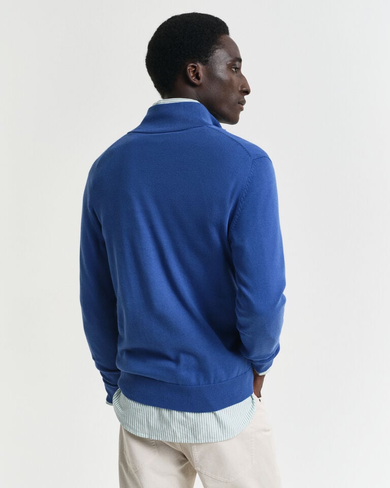 Gant Jersey clásico de algodón con media cremallera Outlet online