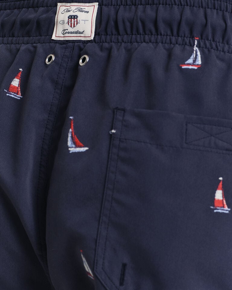 Gant Bañador con bordado de barco Rebajas baratas