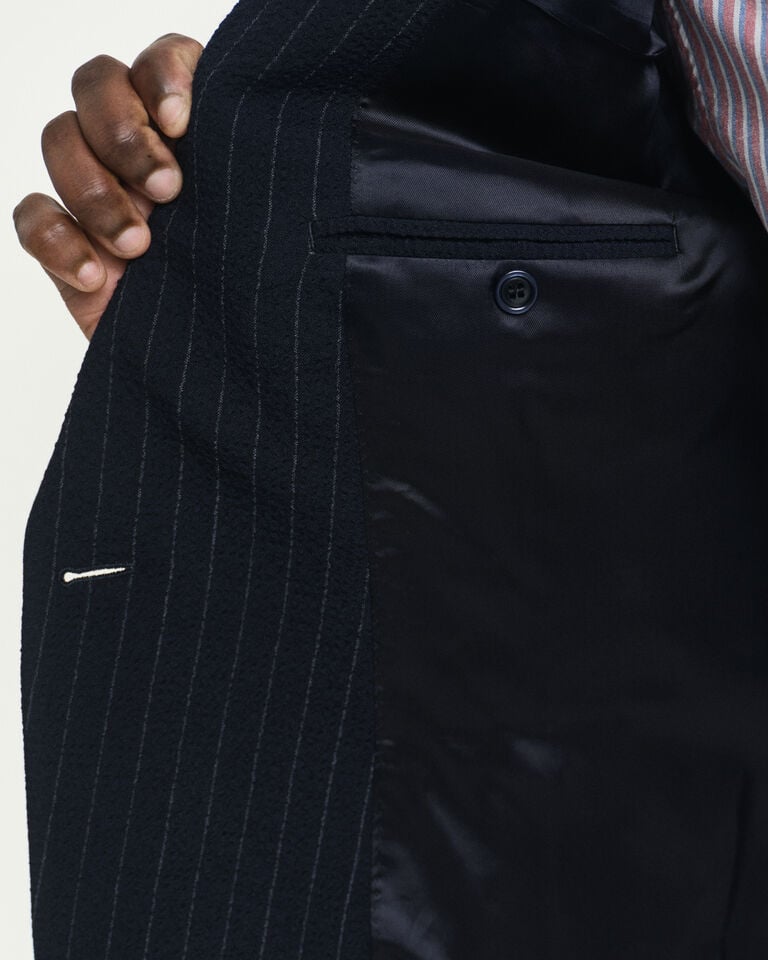Gant Americana Club Slim Fit de sirsaca a rayas Grandes descuentos