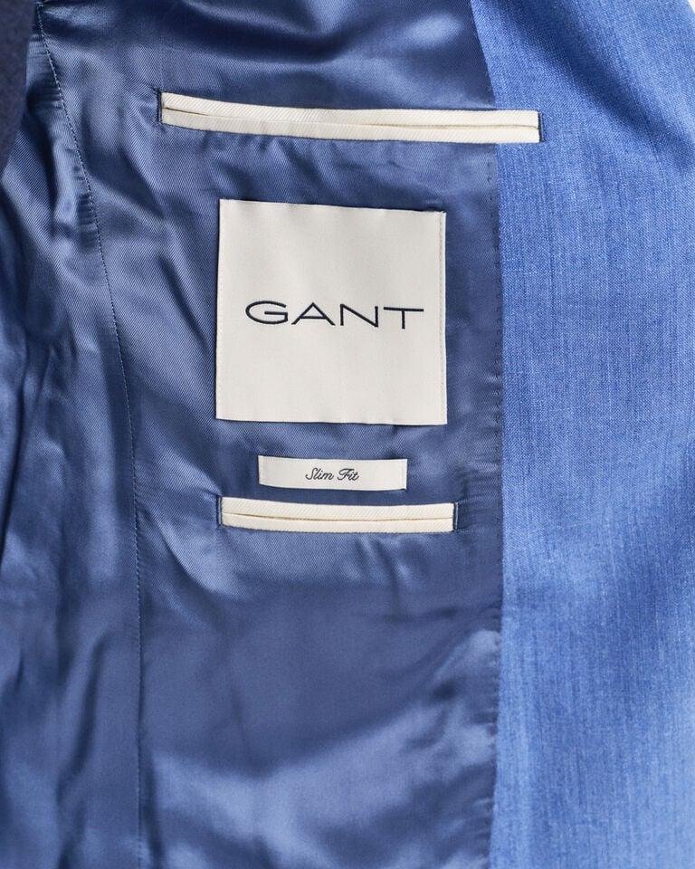 Gant Chaqueta de traje Slim Fit de algodón y lino Envío internacional gratuito