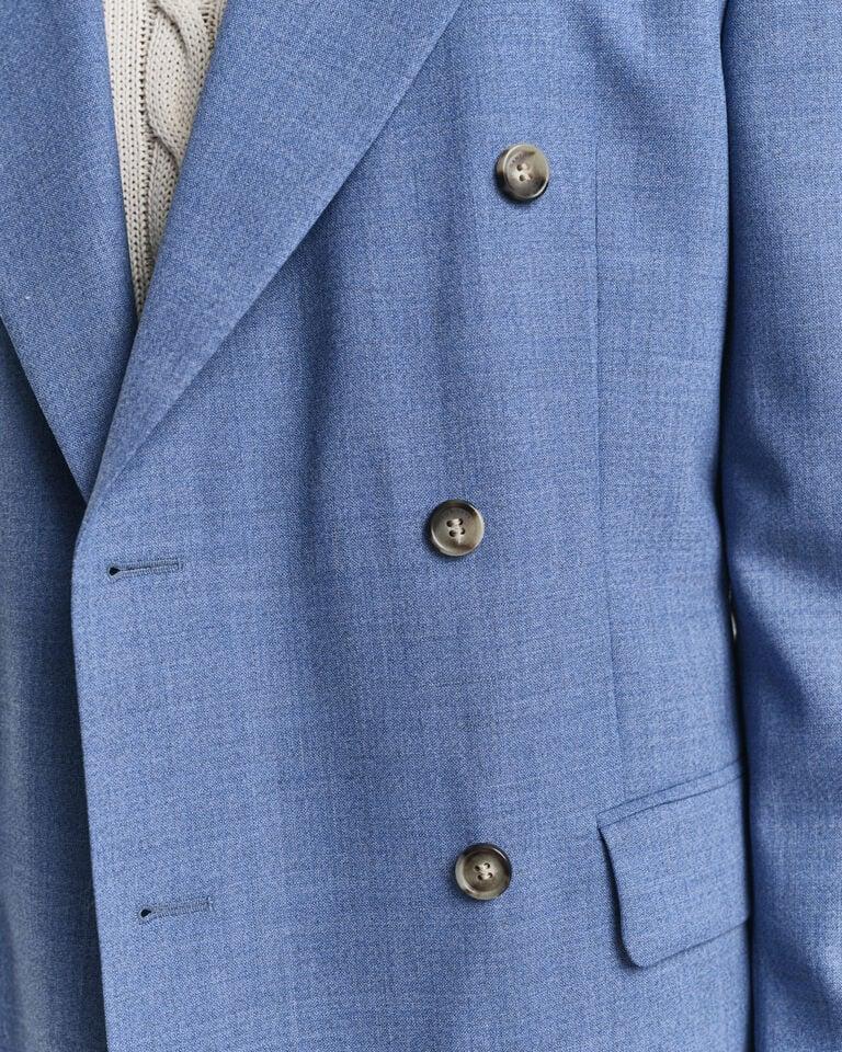 Gant Chaqueta de traje Regular Fit de lana mouliné Precios de Black Friday
