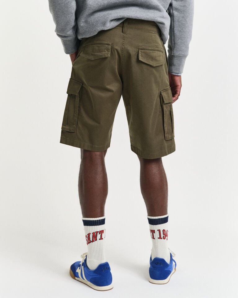 Gant Pantalones cortos cargo Relaxed Fit de sarga Outlet online