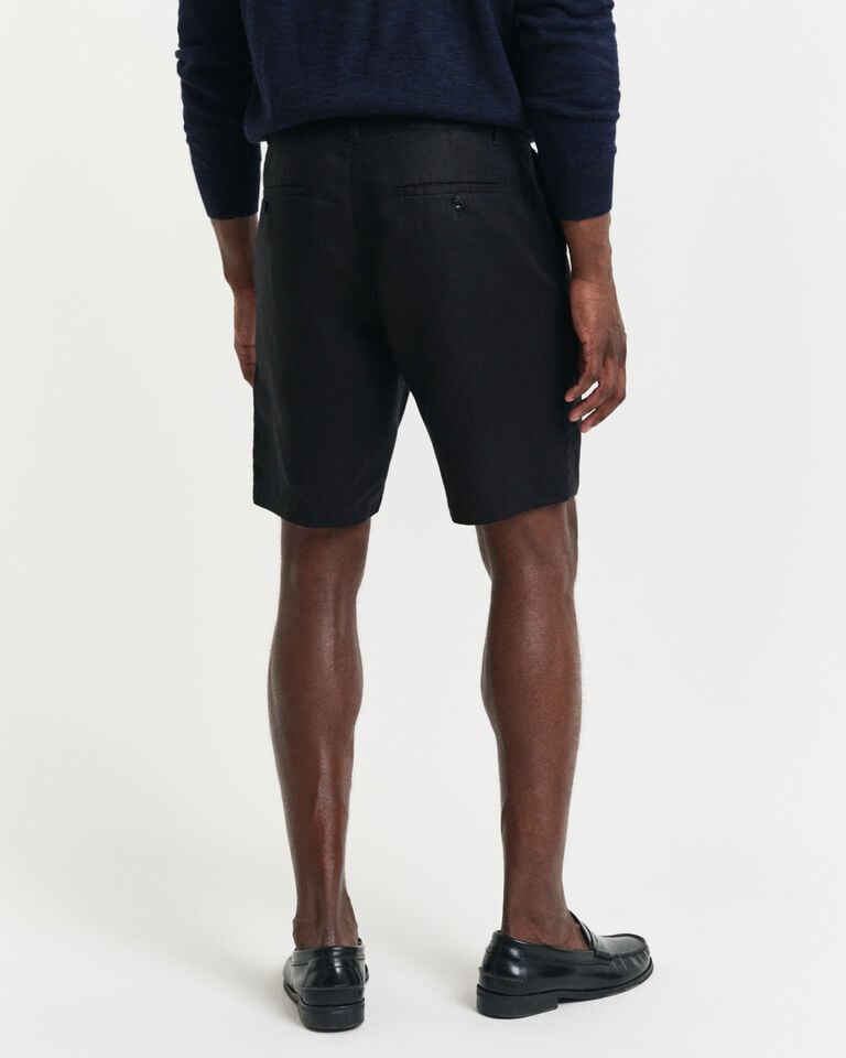 Gant Pantalones cortos Relaxed Fit de lino con cordón ajustable Mejor oferta