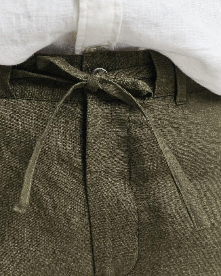 Gant Pantalones cortos Relaxed Fit de lino con cordón ajustable Oferta especial