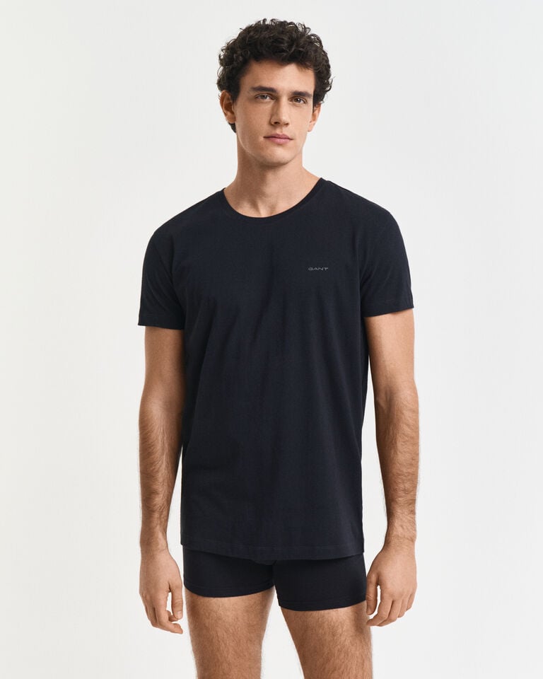 Gant Paquete de dos camisetas de cuello redondo Solo hoy