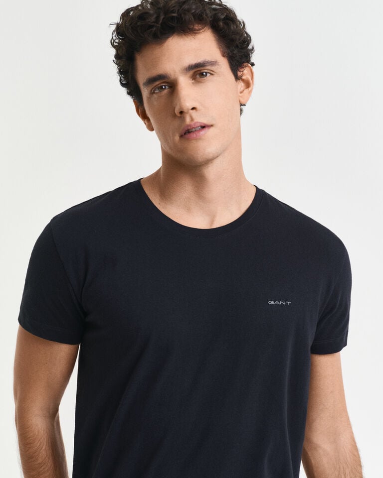 Gant Paquete de dos camisetas de cuello redondo Solo hoy